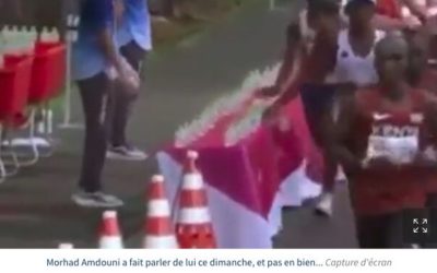 Marathon JO : le français Morhad Amdouni renverse tout le ravito et nous fait honte avec son geste antisportif !